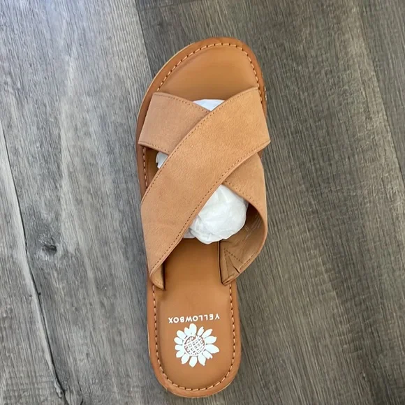 NWB Yellow Box | Ansila camel sandals - Picture 4 of 8
